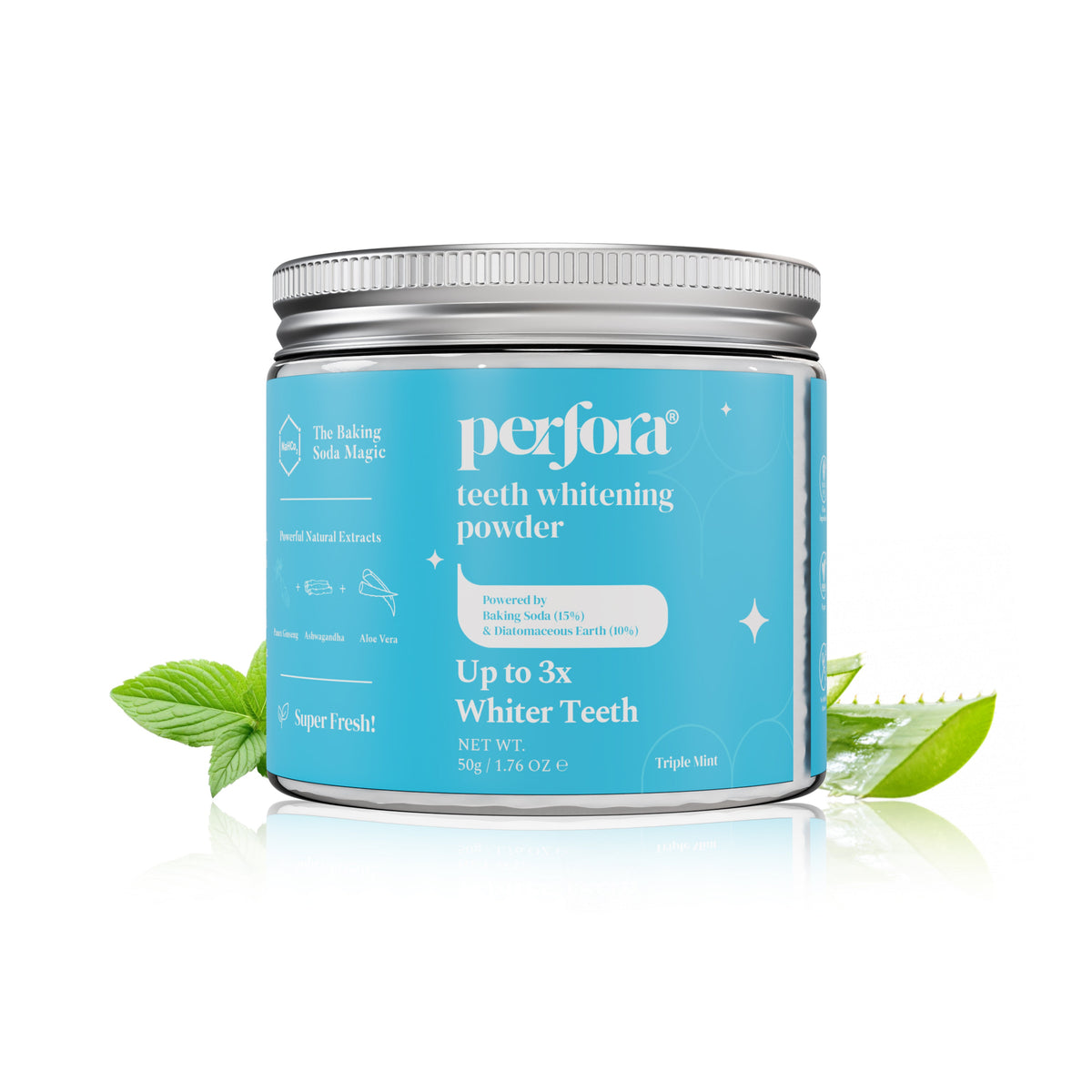 Peroxide Free Teeth Whitening Powder — reference demo
