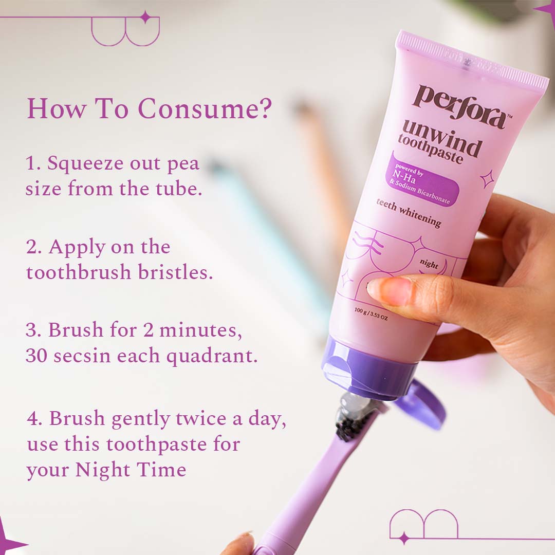 Teeth Whitening Unwind Toothpaste — reference demo