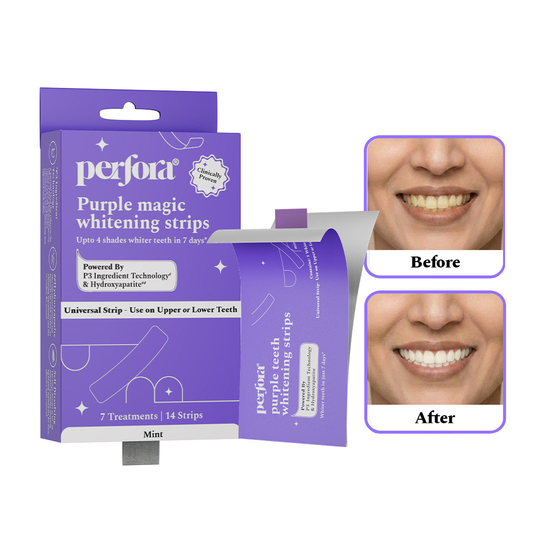 Purple Magic Teeth Whitening Strips - Self Dissolving — reference demo