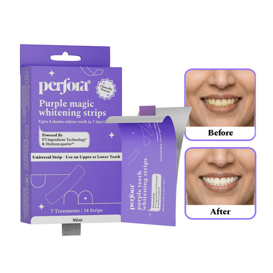 Purple Magic Teeth Whitening Strips - Self Dissolving — reference demo