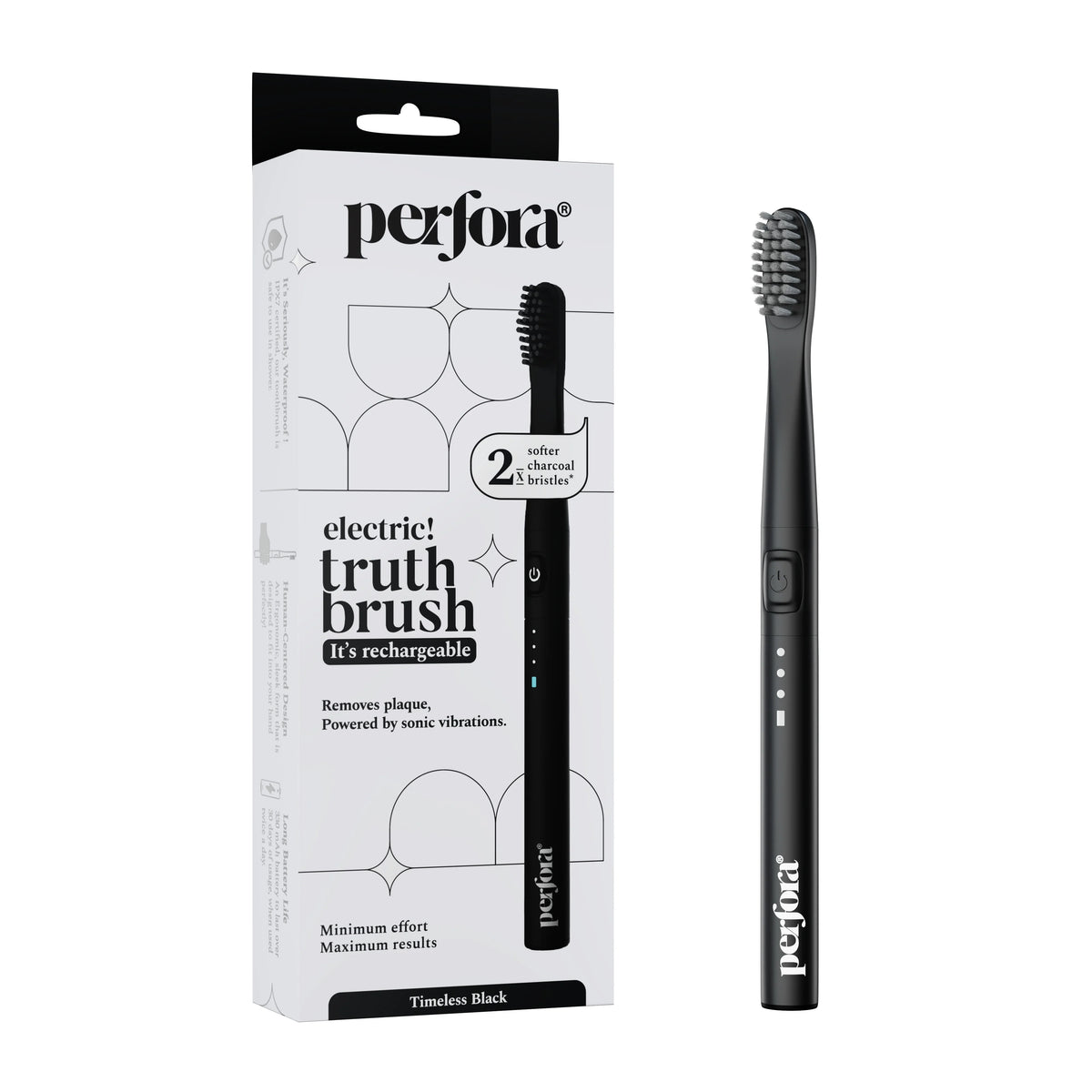 Rechargeable Electric Toothbrush - Timeless Black — reference demo