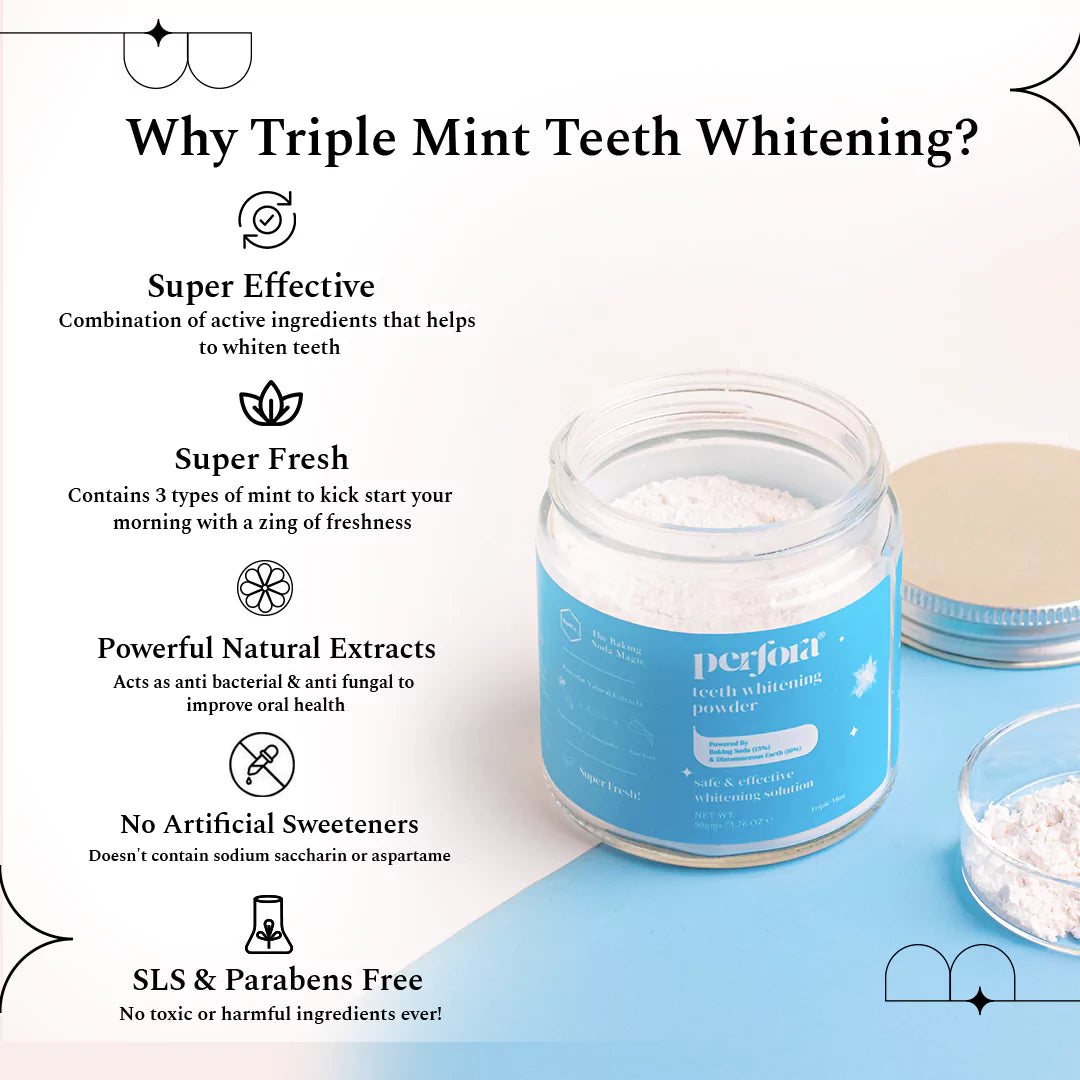 Peroxide Free Teeth Whitening Powder — reference demo