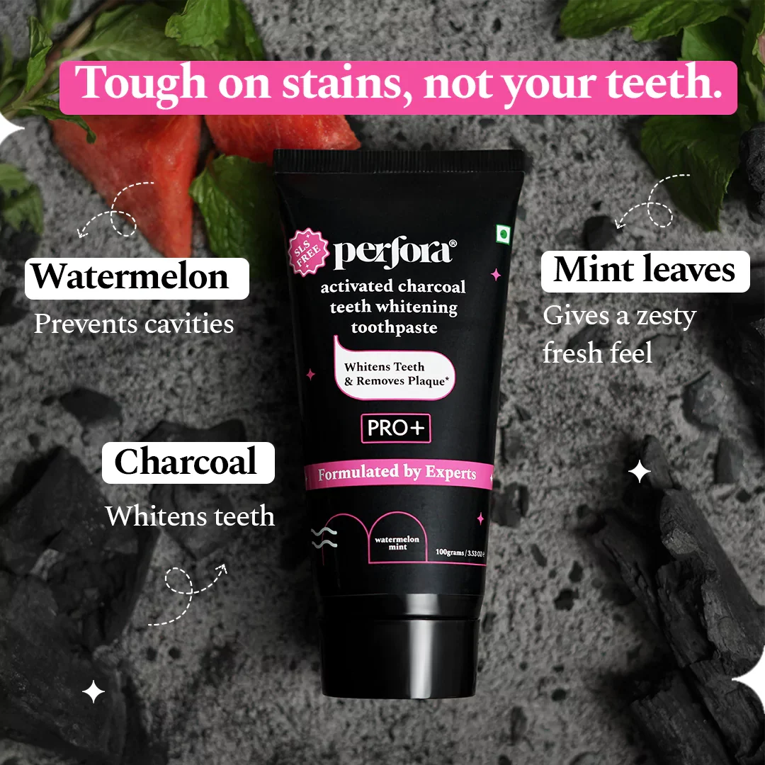 Pack of 3 - Activated Charcoal Mint Toothpaste - For Teeth Whitening — reference demo