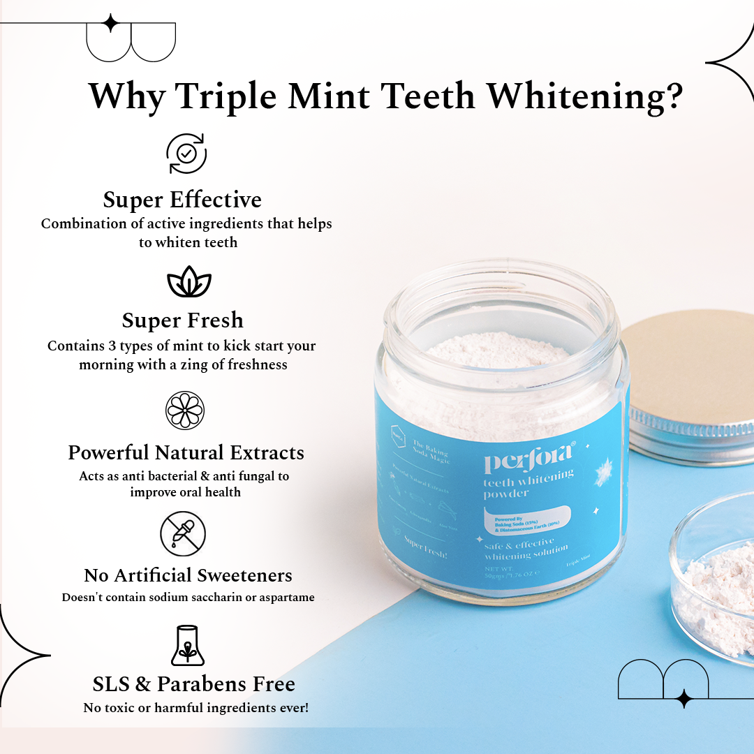 Triple Mint Teeth Whitening Powder — reference demo