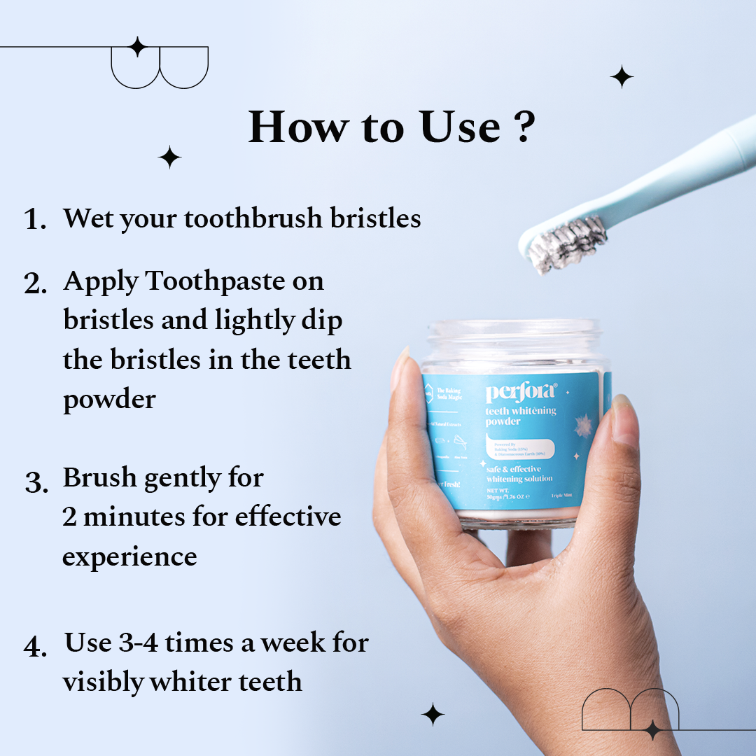 Triple Mint Teeth Whitening Powder — reference demo