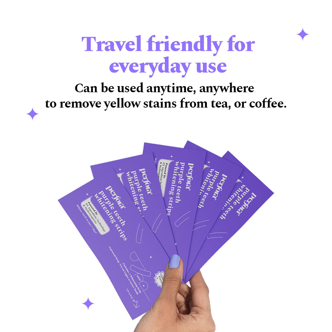 Purple Magic Teeth Whitening Strips - Self Dissolving — reference demo