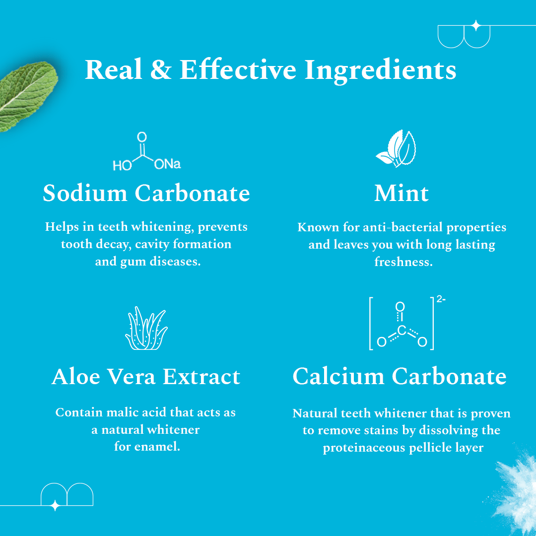 Triple Mint Teeth Whitening Powder — reference demo