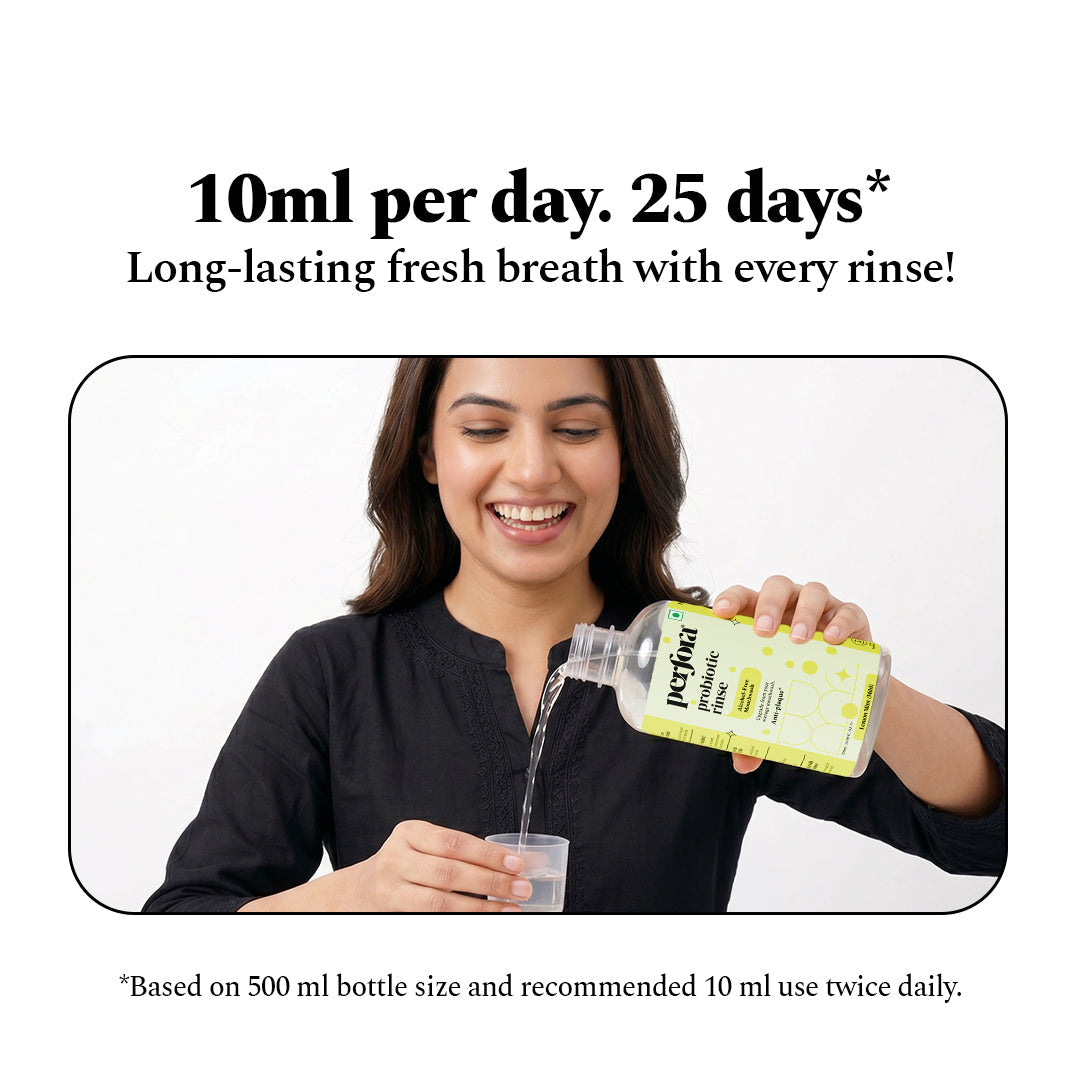 Lemon Mint Probiotic Anti-Plaque Mouthwash (500 ML) — reference demo