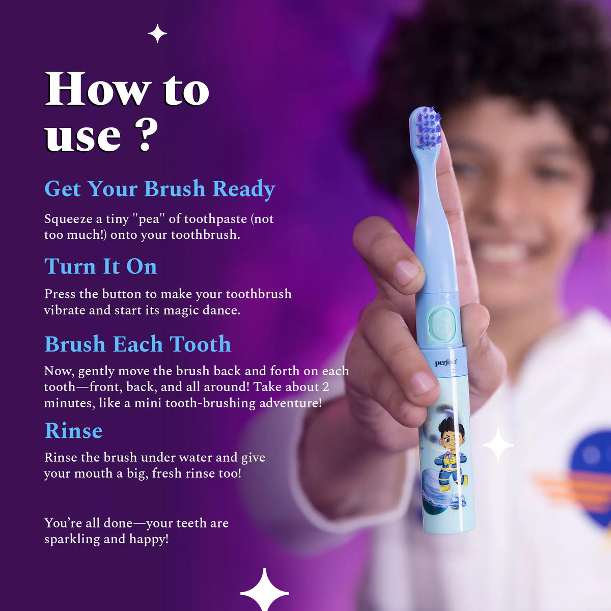 Zou Kids Electric Toothbrush — reference demo