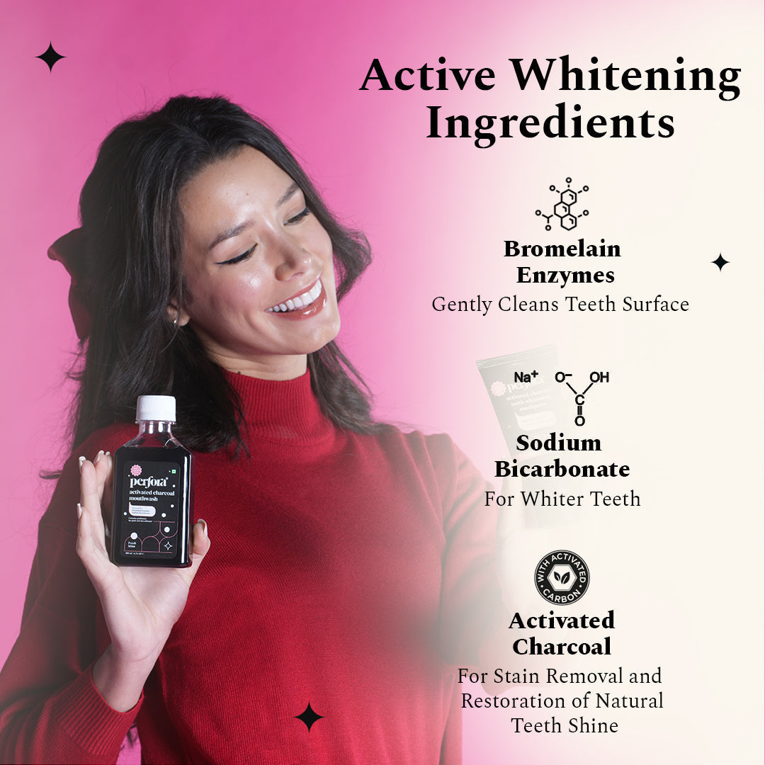 Activated Charcoal Mouthwash for Teeth Whitening — reference demo