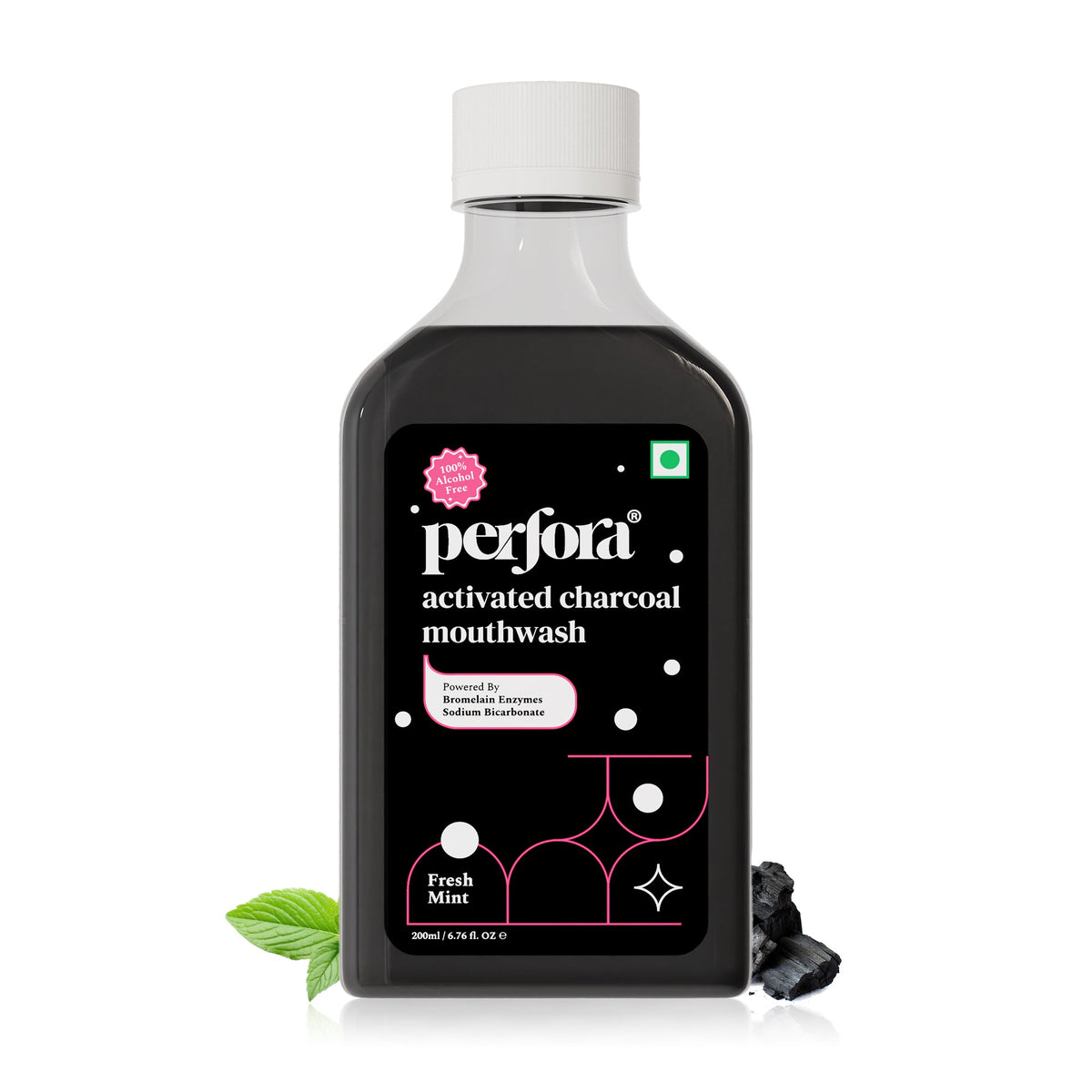 Activated Charcoal Mouthwash for Teeth Whitening — reference demo