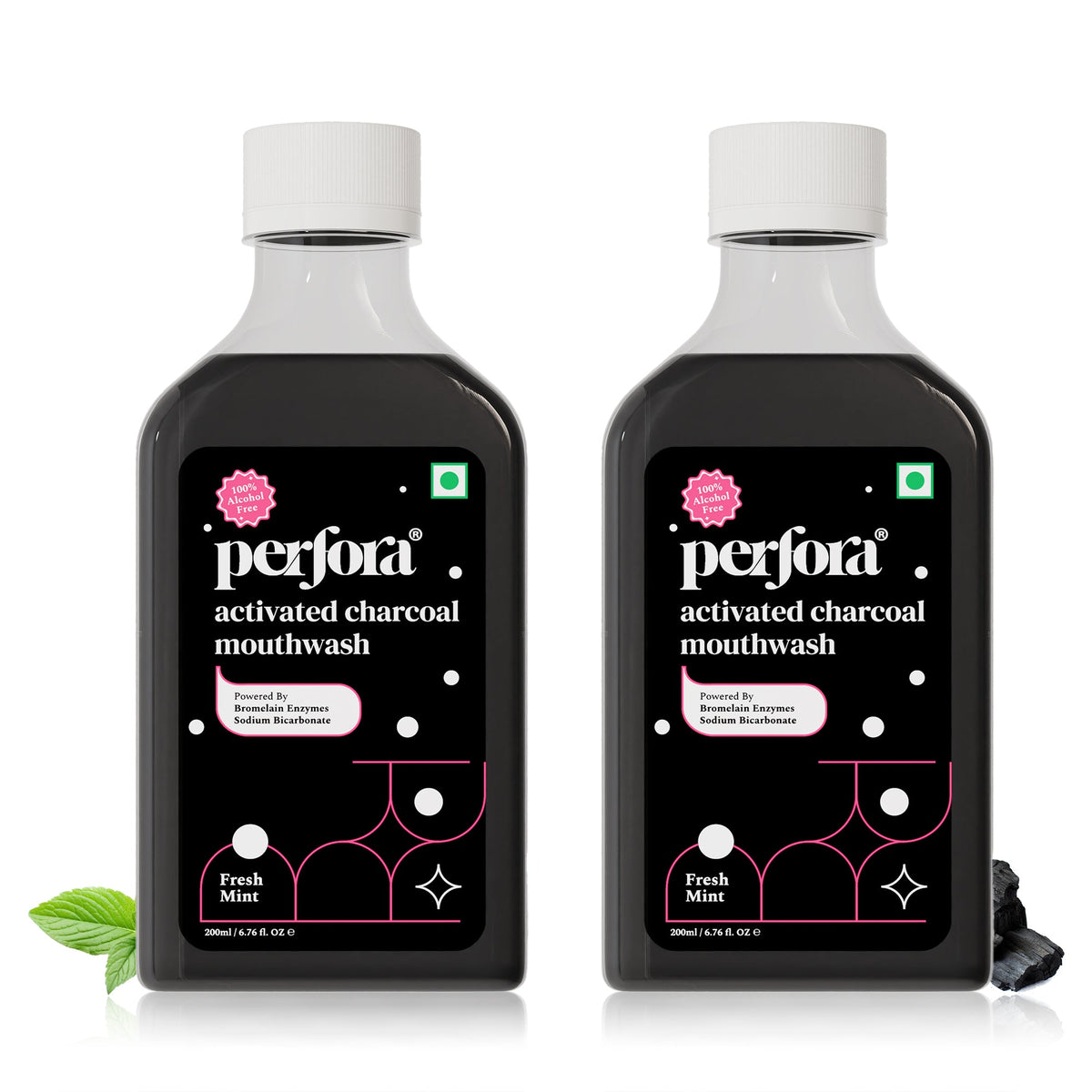 Activated Charcoal Mouthwash for Teeth Whitening — reference demo