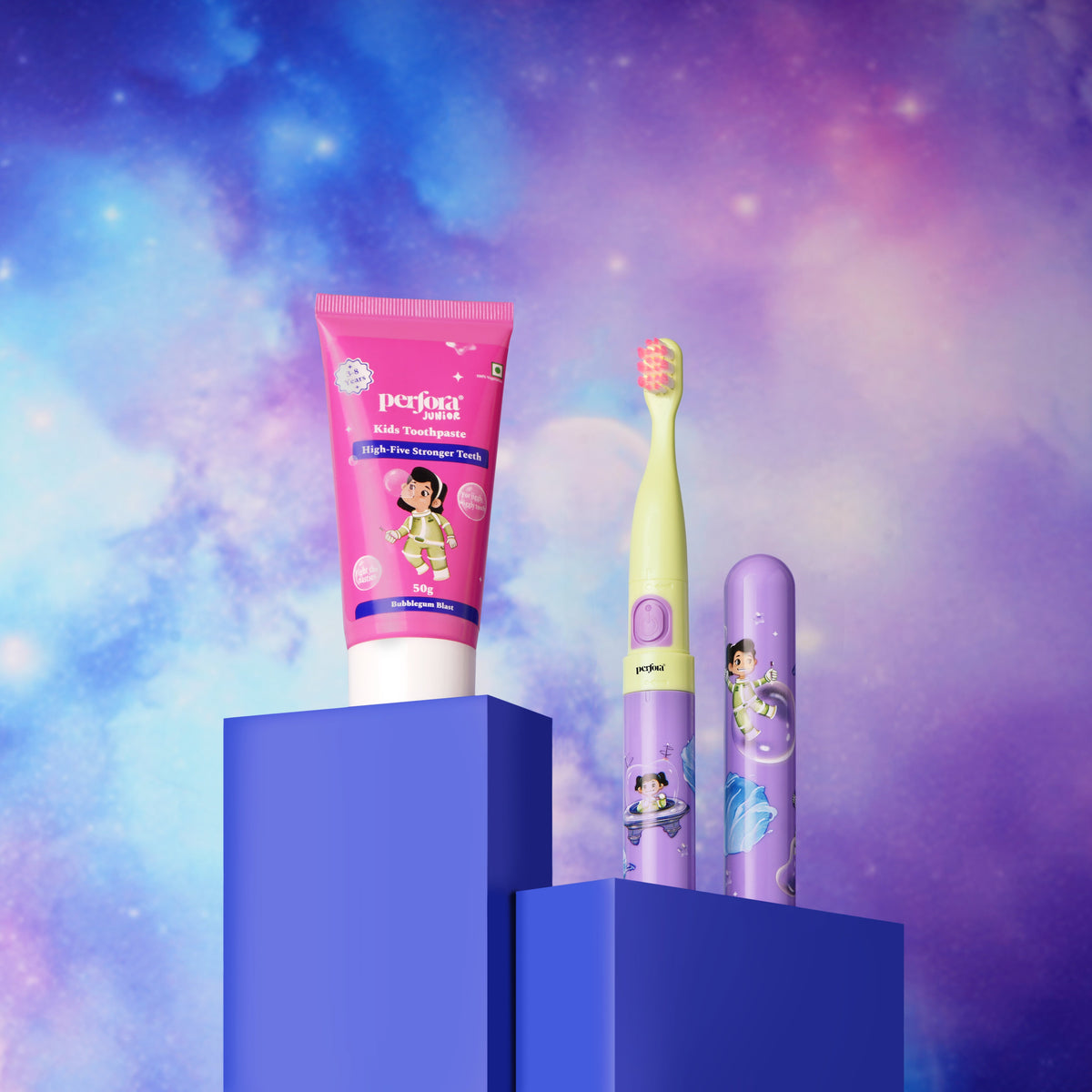 Kids Electric Toothbrush & Toothpaste Combo (ZI) — reference demo