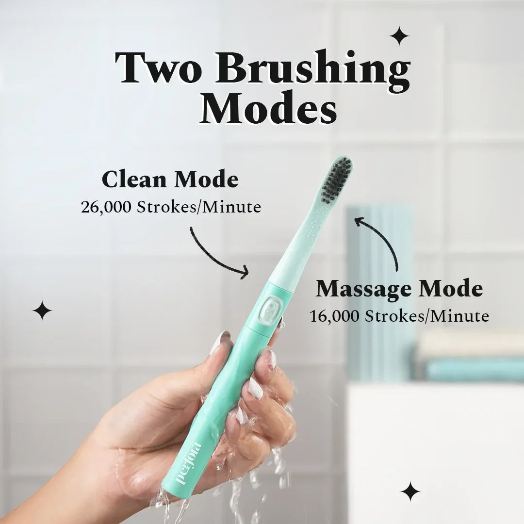 Battery Operated Sonic Electric Toothbrush - Aqua Marine — reference demo