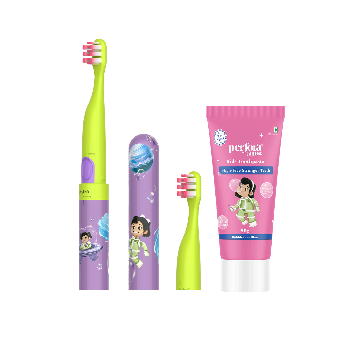 Kids Electric Toothbrush & Toothpaste Combo (ZI) — reference demo
