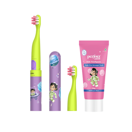 Kids Electric Toothbrush & Toothpaste Combo (ZI) — reference demo