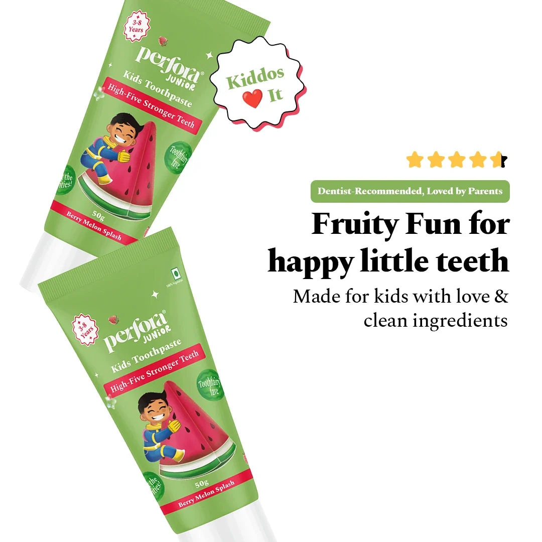 Kids Toothpaste – Berry Melon Splash Flavour — reference demo