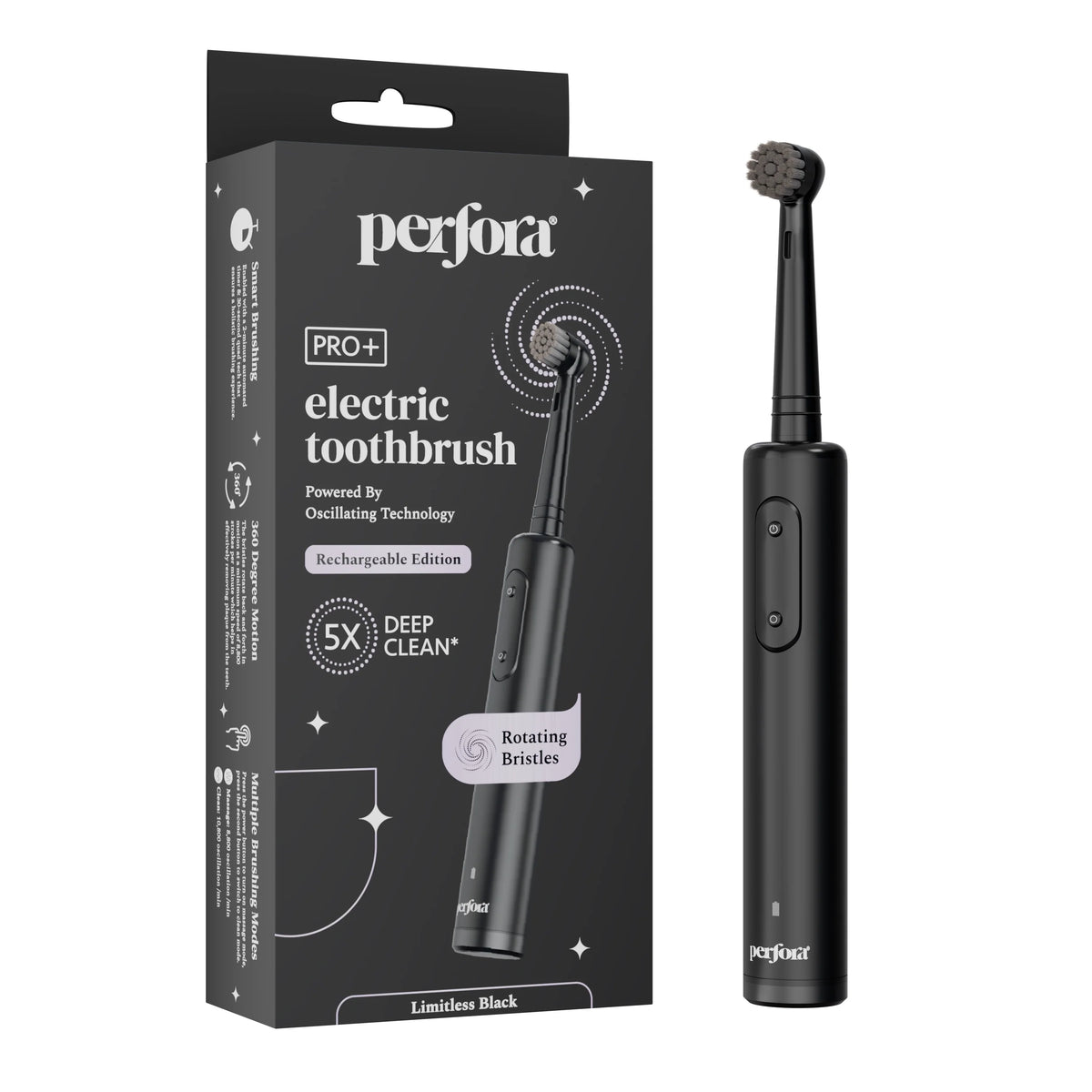 Oscillating Electric Toothbrush &  Lemon Mint Mouthwash 300 ml — reference demo