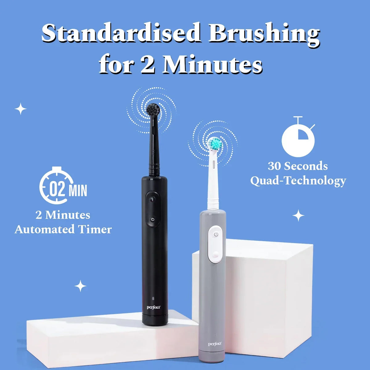 Oscillating Electric Toothbrush With 360° Rotating Head — reference demo