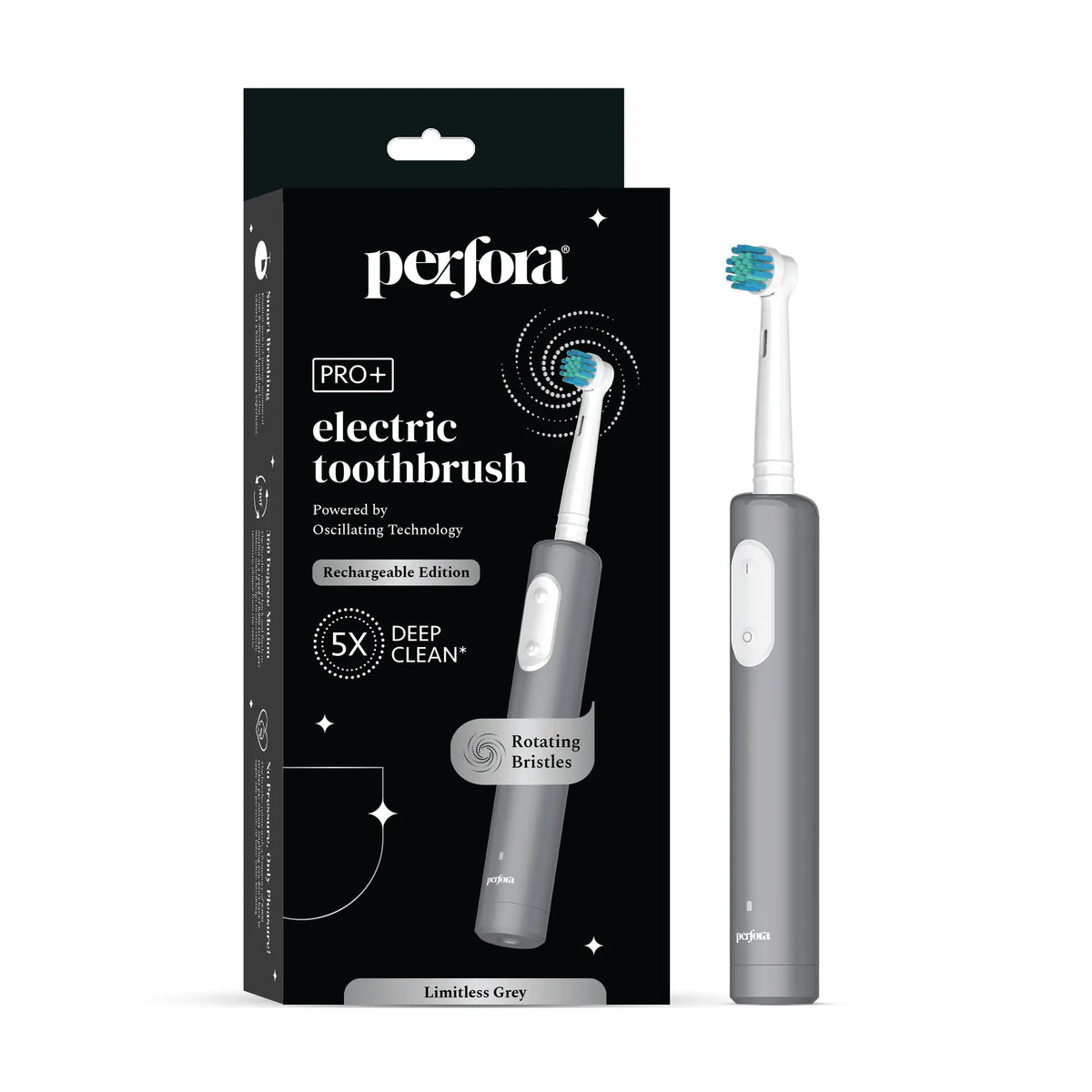 Oscillating Electric Toothbrush With 360° Rotating Head — reference demo