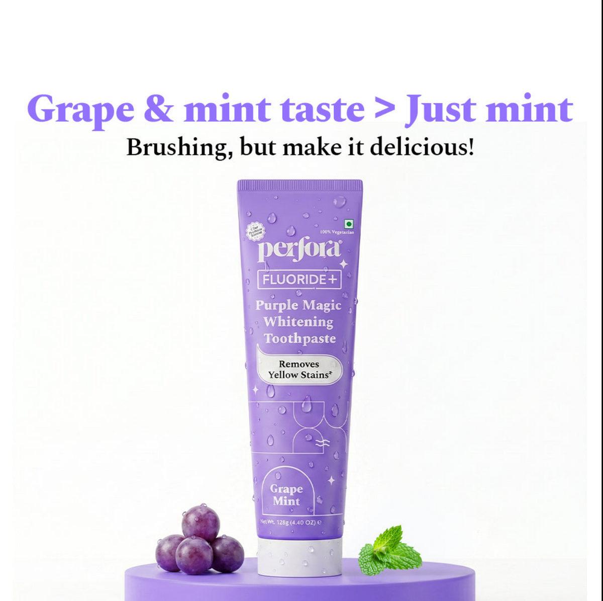 Purple daily dental care pack — reference demo