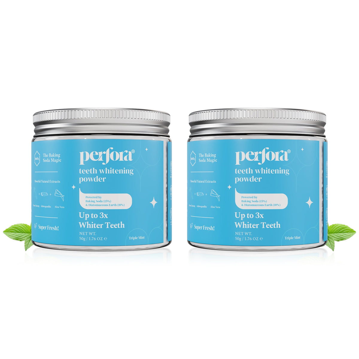 Peroxide Free Teeth Whitening Powder — reference demo