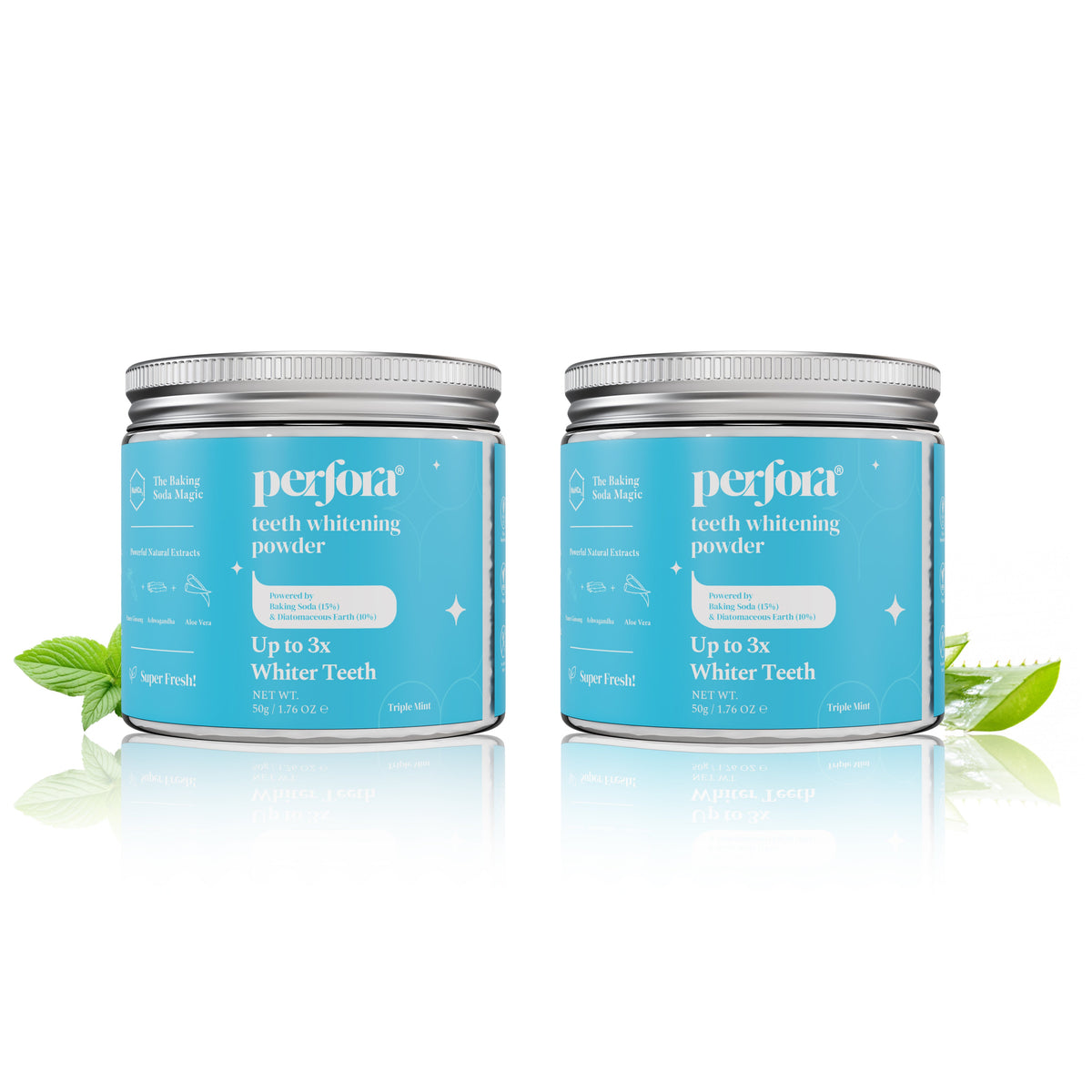 Peroxide Free Teeth Whitening Powder — reference demo