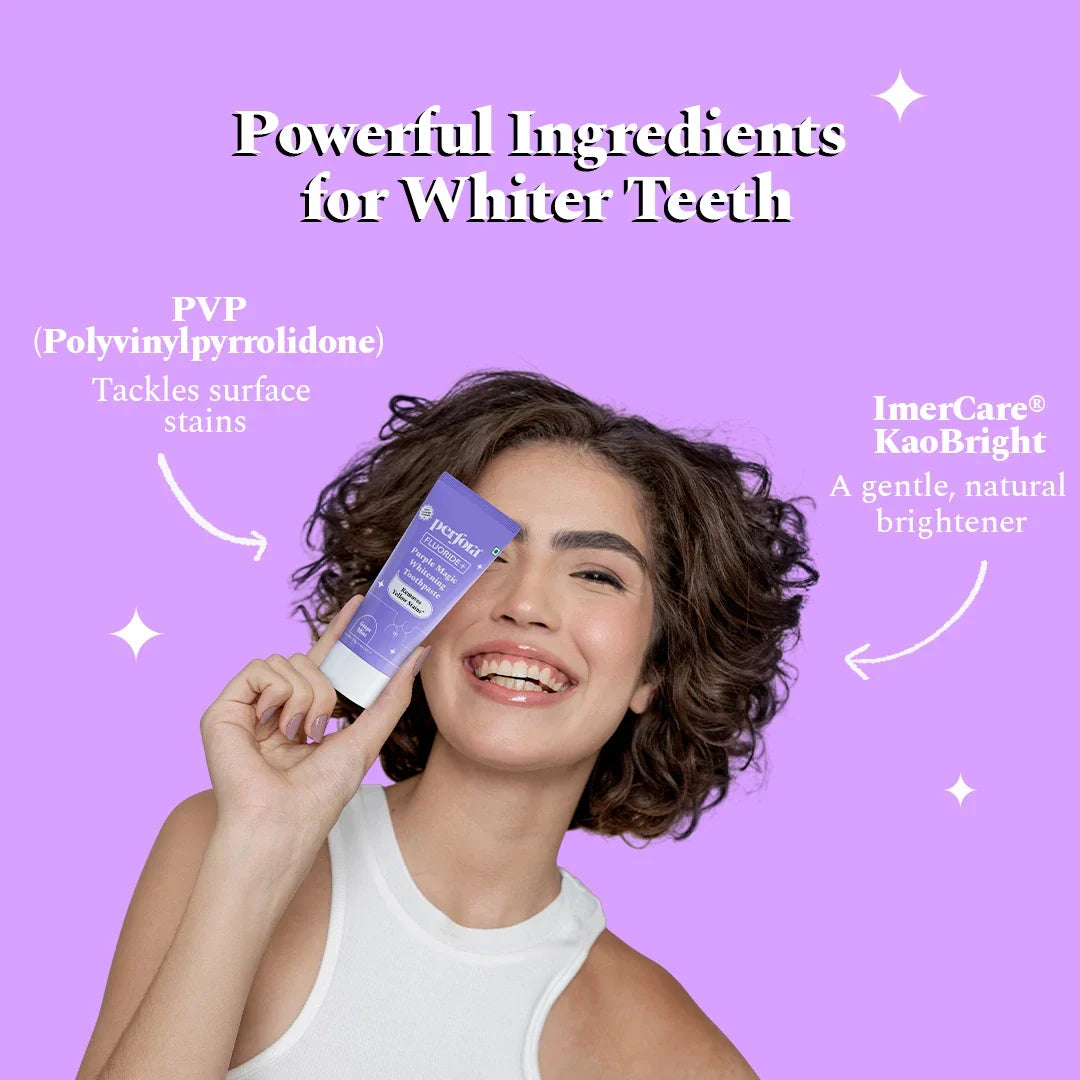 Purple Magic Whitening Toothpaste 125g — reference demo