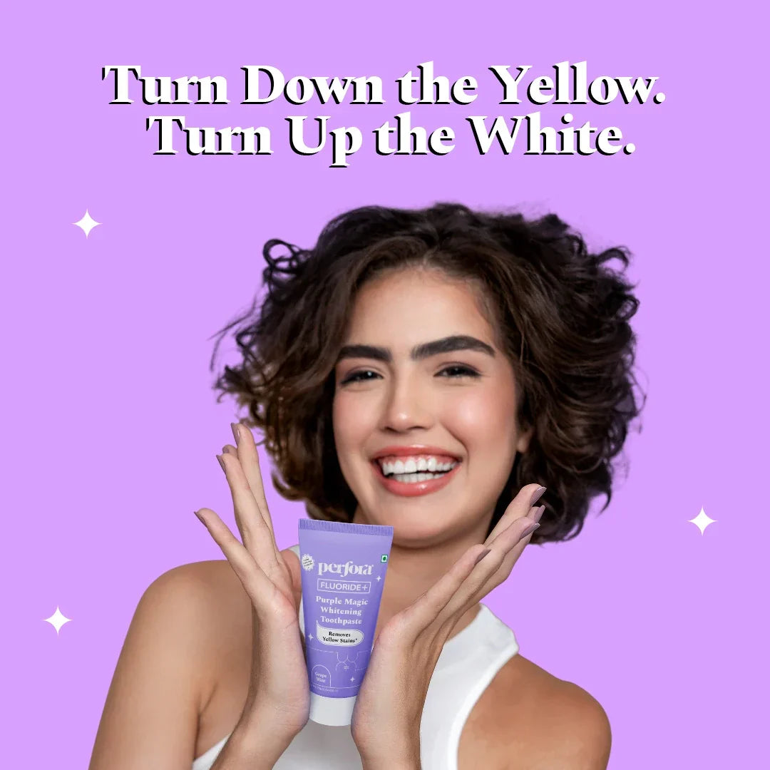 Purple Magic Whitening Toothpaste 125g — reference demo