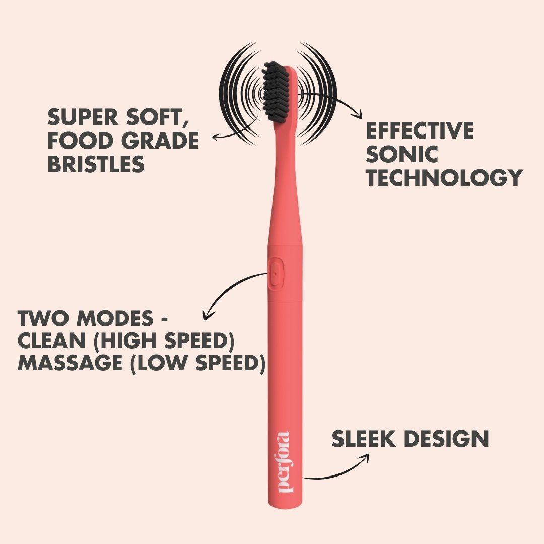 Electric Truthbrush + Brush Heads Combo - Spicy Coral — reference demo